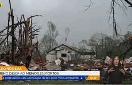 Tornado deixa ao menos 26 mortos nos Estados Unidos