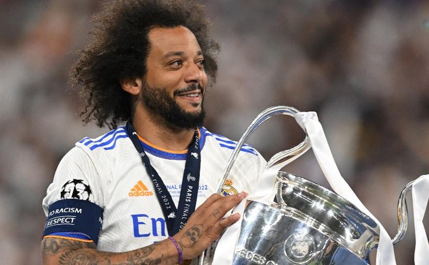 Marcelo dá adeus ao Real Madrid com título: &#8216;Não podia terminar melhor&#8217;