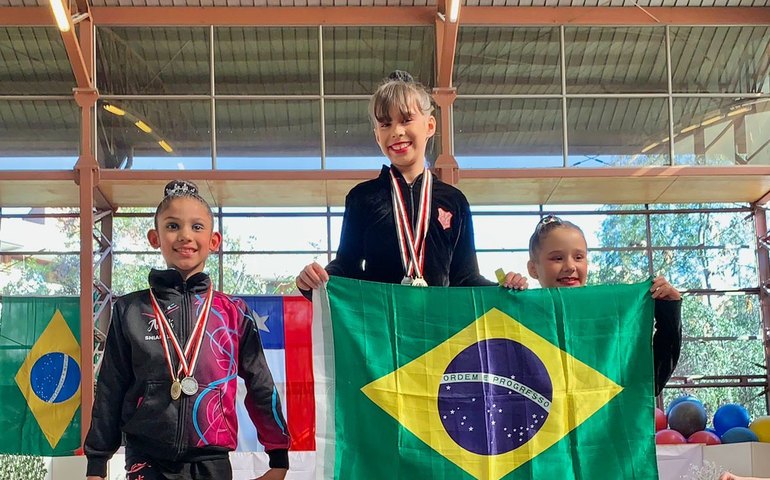 Equipe de Ginastas de Arapiraca conquista título internacional em Santiago do Chile