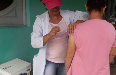 Olho D'Água Grande ultrapassa a meta de vacinação contra a gripe    