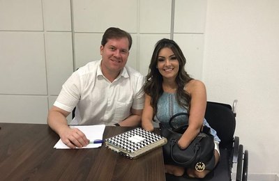 Deputada Thaise Guedes se reúne com ministro Marx Beltrão, em Maceió 