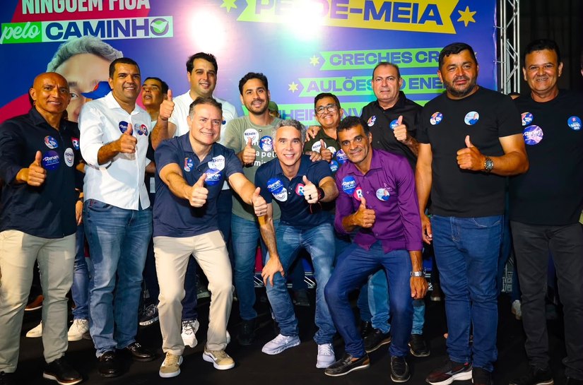 Prefeito André Castro, Arthur Freitas e grupo político prestigiam grande encontro de Rafael Brito e reforçam parceria por Santana do Mundaú