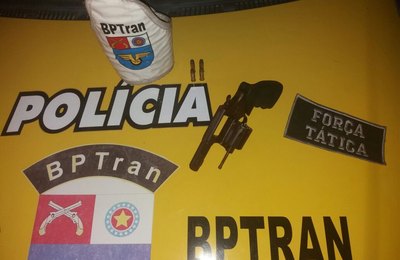 BPTran apreende armas e prende infratores, num intervalo de 6h, em Maceió
