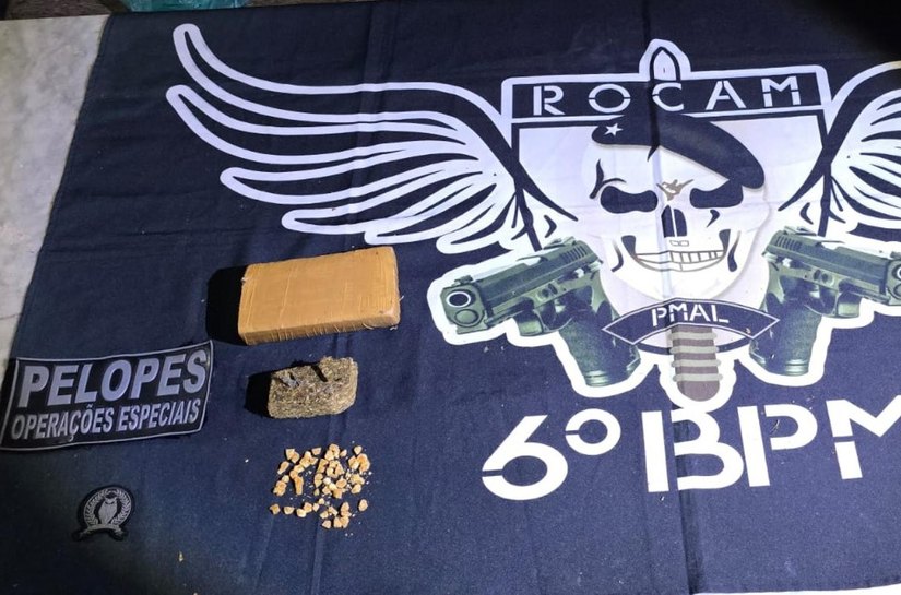PM prende nove pessoas e apreende armas e drogas no interior de Alagoas