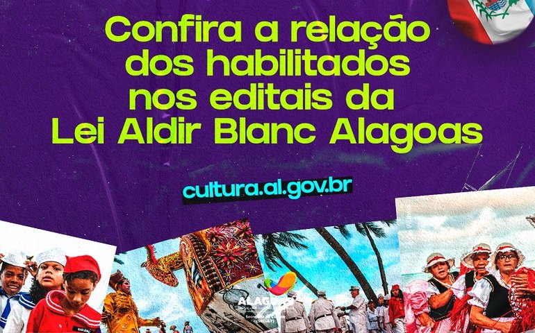 Secult divulga resultado preliminar dos classificados no editais da Lei Aldir Blanc