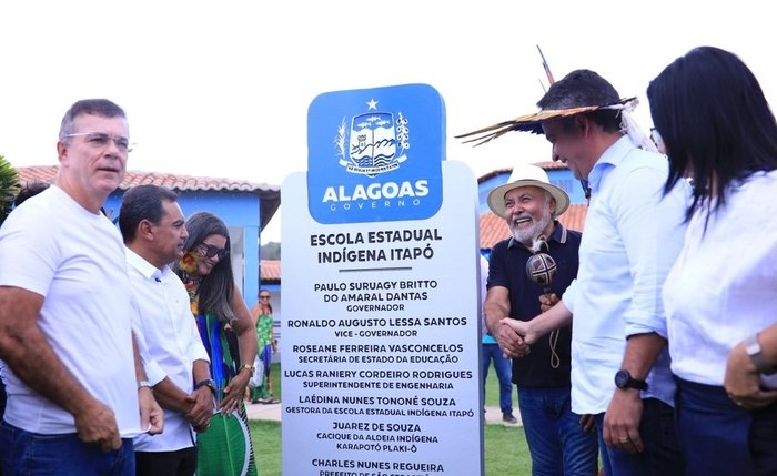Governo Paulo Dantas inaugura escola indígena após 36 anos de espera em São Sebastião