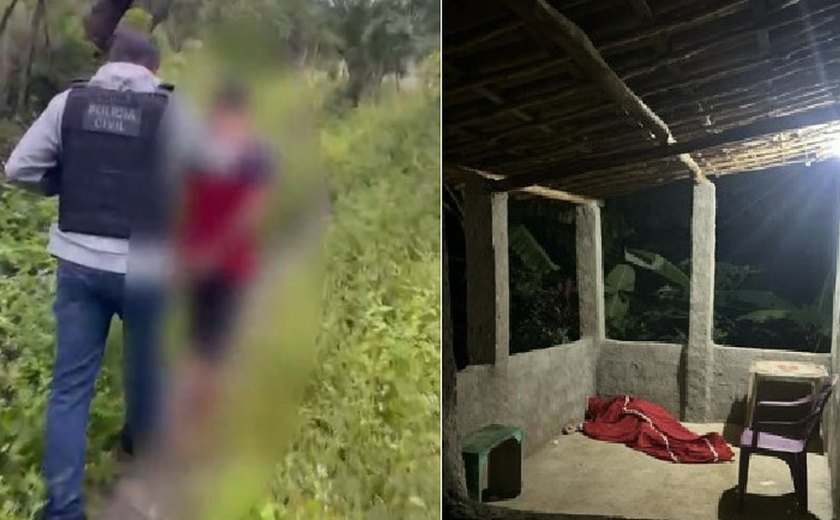 Suspeito de estuprar e matar mulher em União dos Palmares é preso após quatro meses foragido