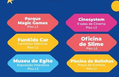 Parque Shopping aposta em atrações de férias para a garotada 
