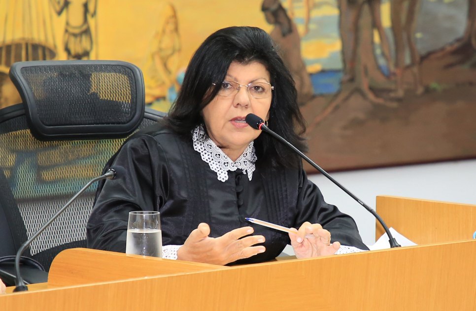 CONSELHEIRA MARIA ANGÉLICA / Foto: DICOM/TCE