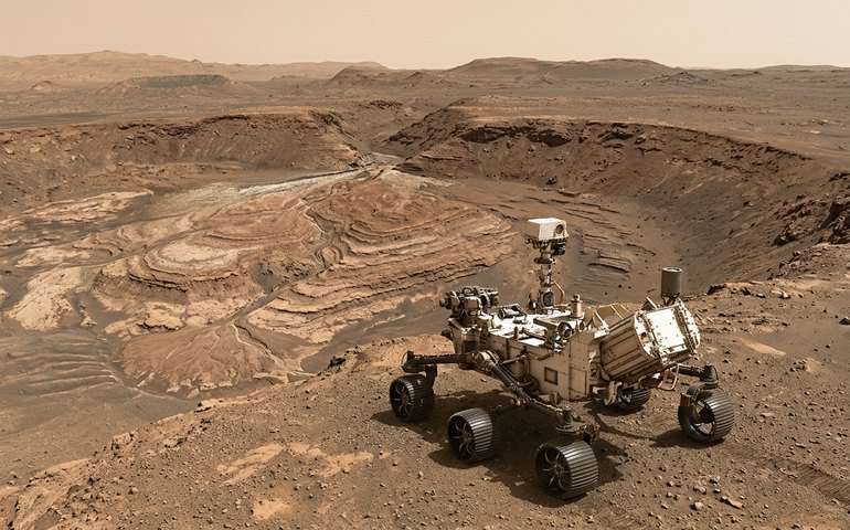 Radar do rover Perseverance revela antigo delta de rio escondido sob superfície de Marte