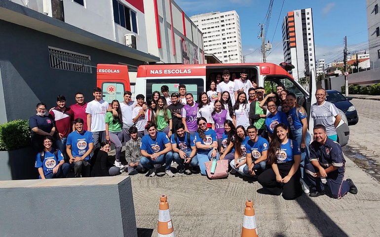 Projeto Samu nas Escolas contempla Colégio Santa Amélia, em Maceió