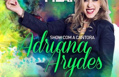 Cantora Adriana Arydes se apresenta na festa da padroeira de Pilar nesta quinta 