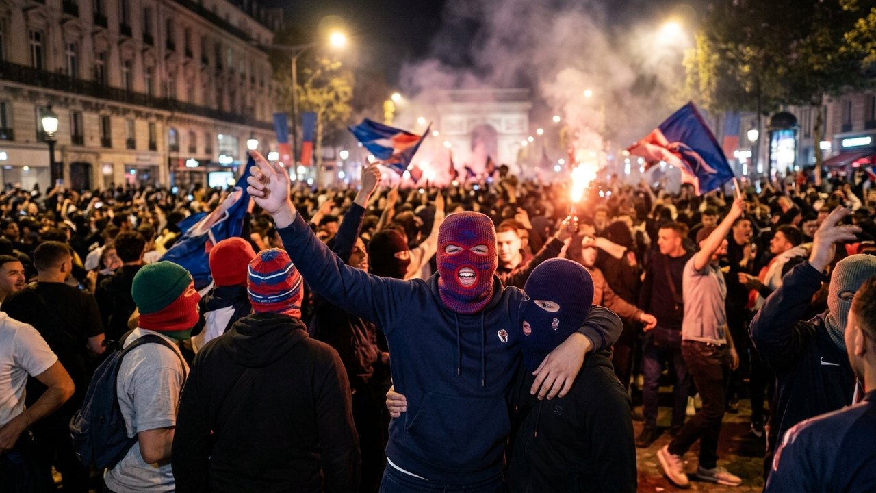 PSG campeão europeu 2026: por que os parisienses usavam máscaras de esqui durante a celebração?