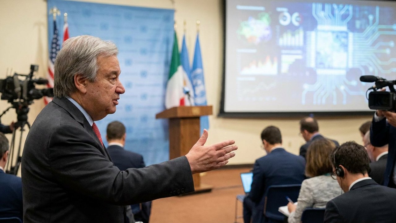 Secretário da ONU defende supervisão da inteligência artificial