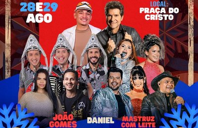 Festival de Inverno de Mar Vermelho conta com João Gomes, Daniel e outras grande atrações no final de agosto
