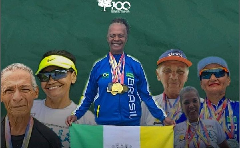 Seis atletas de Arapiraca se destacam na VI Copa Brasil de Atletismo Master na Paraíba