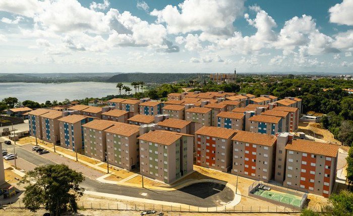 Vista aérea do conjunto que Lula entrega em Alagoas nesta sexta-feira