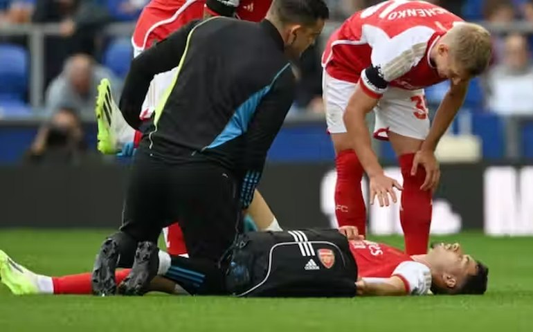 Arsenal bate Everton e é o 4º do Inglês; Gabriel Martinelli tem gol anulado e sai machucado