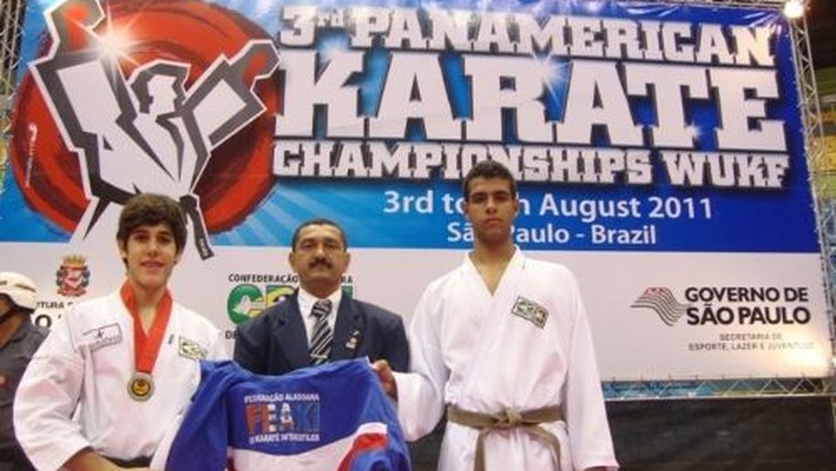 Leornado Lyra conquista o bronze no Panamericano de Karate- Wukf