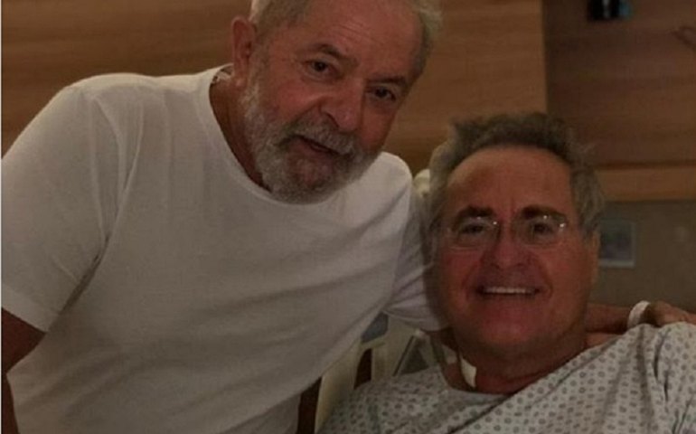 Lula pergunta sobre saúde de Renan que responde: “Aguento jogar os 90 minutos”