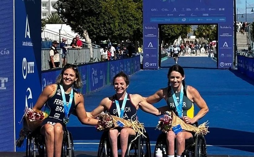 Brasil é prata e bronze no Mundial de triatlo paralímpico na Espanha