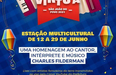 Tribone, Nanda Ferreira e Aprovados animarão a véspera de São Pedro do Arraiá Virtuá de Palmeira    