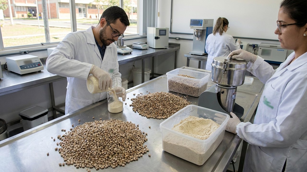 Pesquisadores transformam grãos quebrados do feijão carioca em ingrediente proteico de alto valor