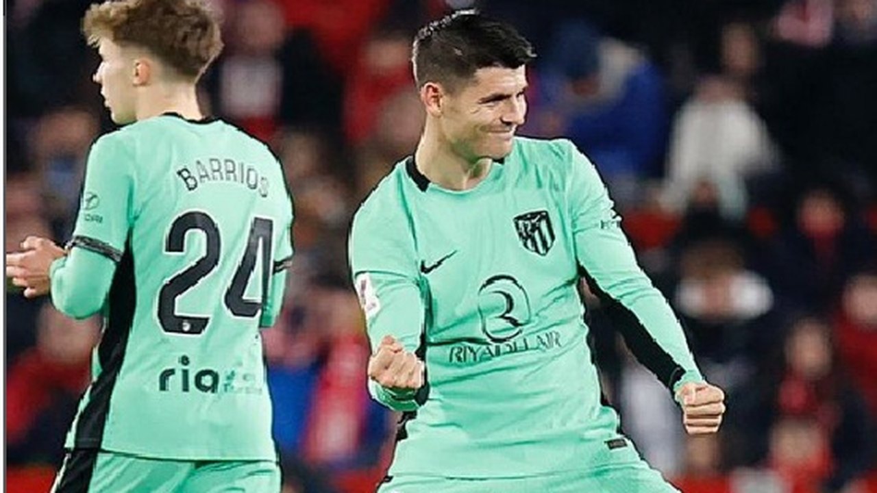 Atlético de Madrid supera o ameaçado Granada no Espanhol com gol polêmico de Morata
