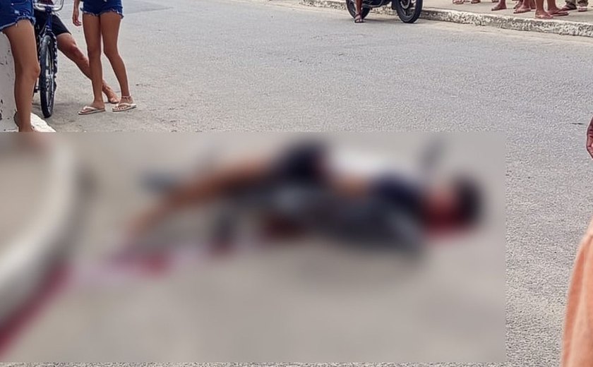 Jovem de 19 anos é morto a tiros em via pública no conjunto Antônio Lins, em Rio Largo