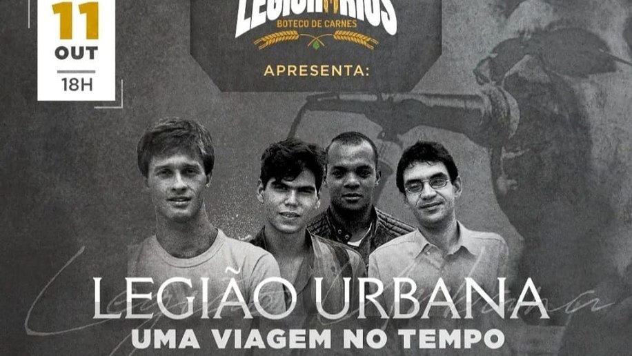 Restaurante promove tributo à Legião Urbana, em Maceió