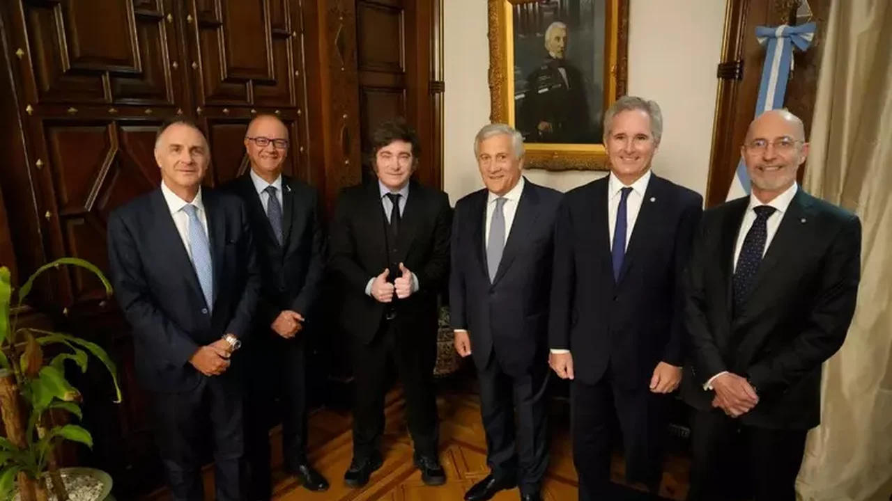 Vice-premiê da Itália se reúne com Milei e diz que Argentina é 'prioridade'
