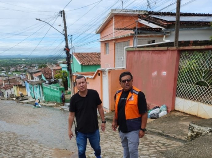 Defesa Civil e Guarda Civil de Palmeira realizam visitas técnicas em pontos críticos após chuvas