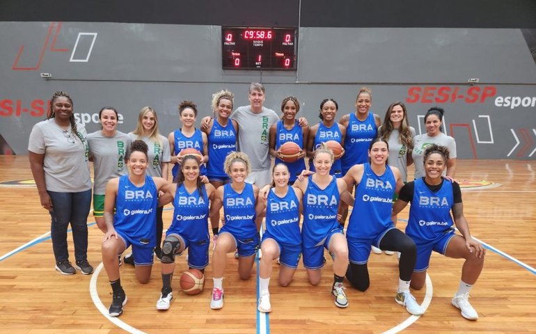 Seleção feminina de basquete inicia última etapa de treinos para o Pré-Olímpico