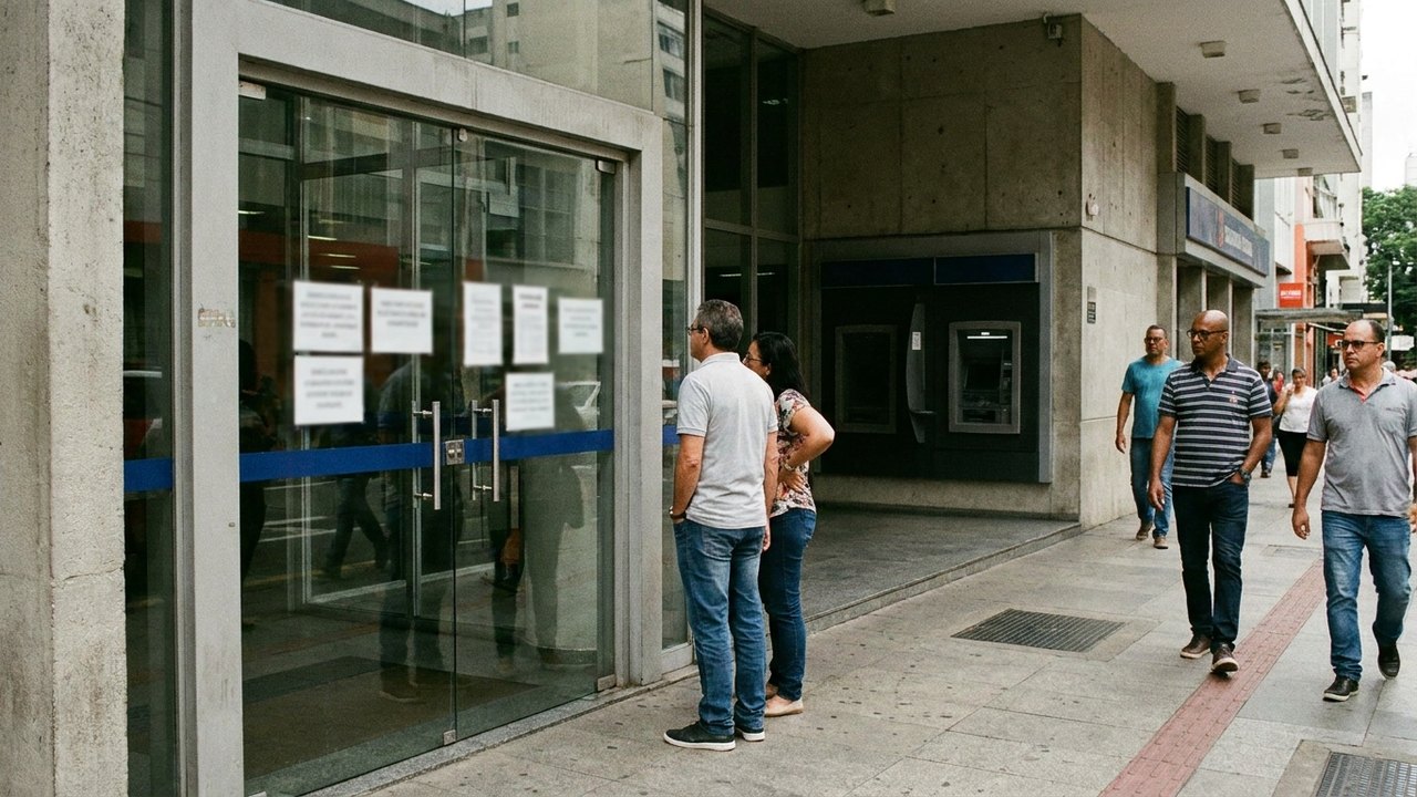 Paralisação dos bancários afeta agências em todo o país