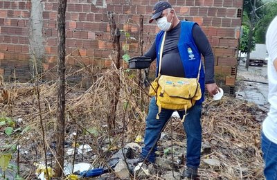 Ações de fiscalização em terrenos baldios intensificam combate ao Aedes aegypti em Maceió