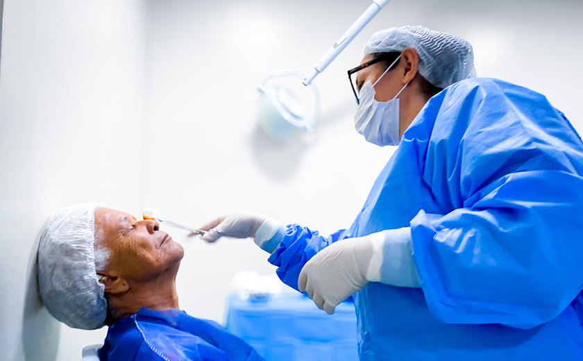 Hospital da Cidade recebe pacientes de Porto Calvo para cirurgias do Programa Olhar da Gente