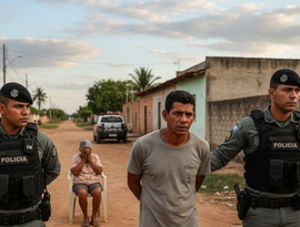 Homem é preso em flagrante suspeito de agredir a própria mãe em Palmeira dos Índios