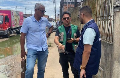 Fiscalização Ambiental autua supermercado e Companhia de Saneamento de Alagoas