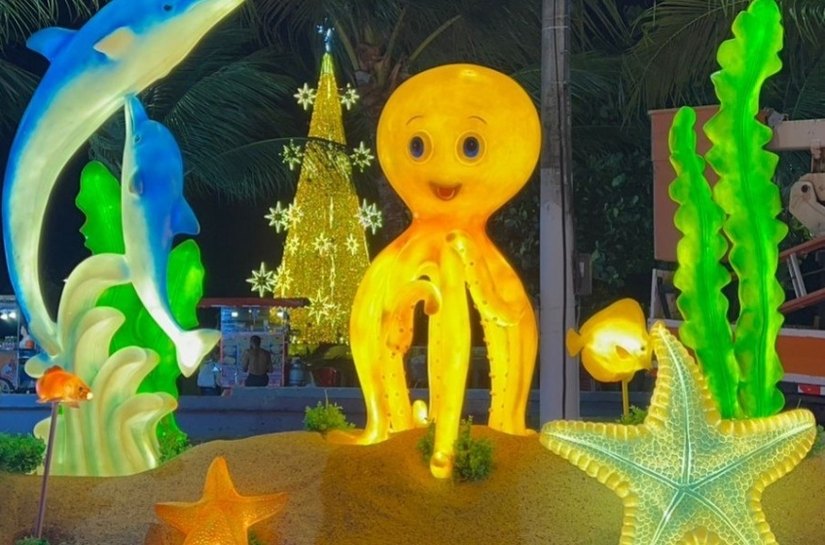 Natal de Todos Nós ganha elementos marítimos que simbolizam Maceió