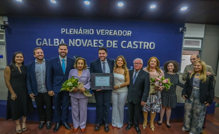 Homenagem ao secretário-presidente do Iplam, Antonio Carvalho