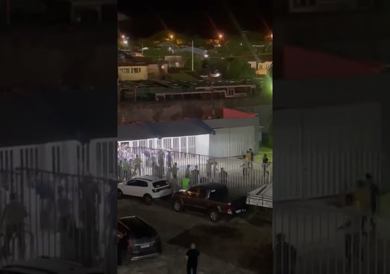 Vídeo mostra tiros e correria em clássico no Rei Pelé; CRB envia nota sobre o caso