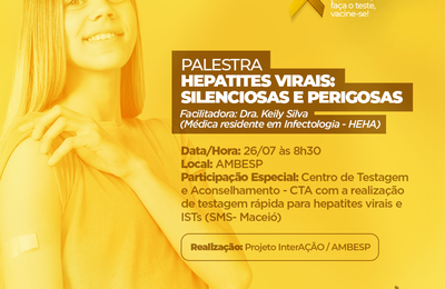 Ambulatório da Uncisal promove palestra para conscientização das hepatites virais