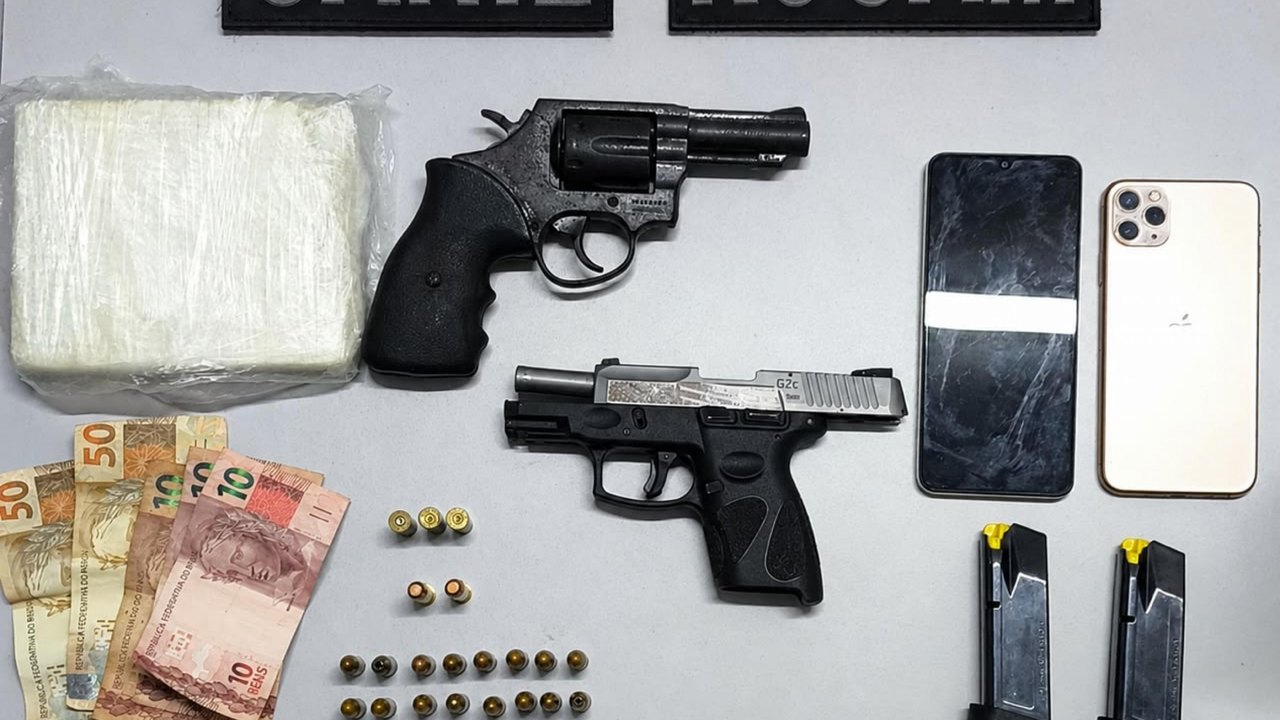 PM apreende seis armas de fogo em ações policiais em Arapiraca e Taquarana