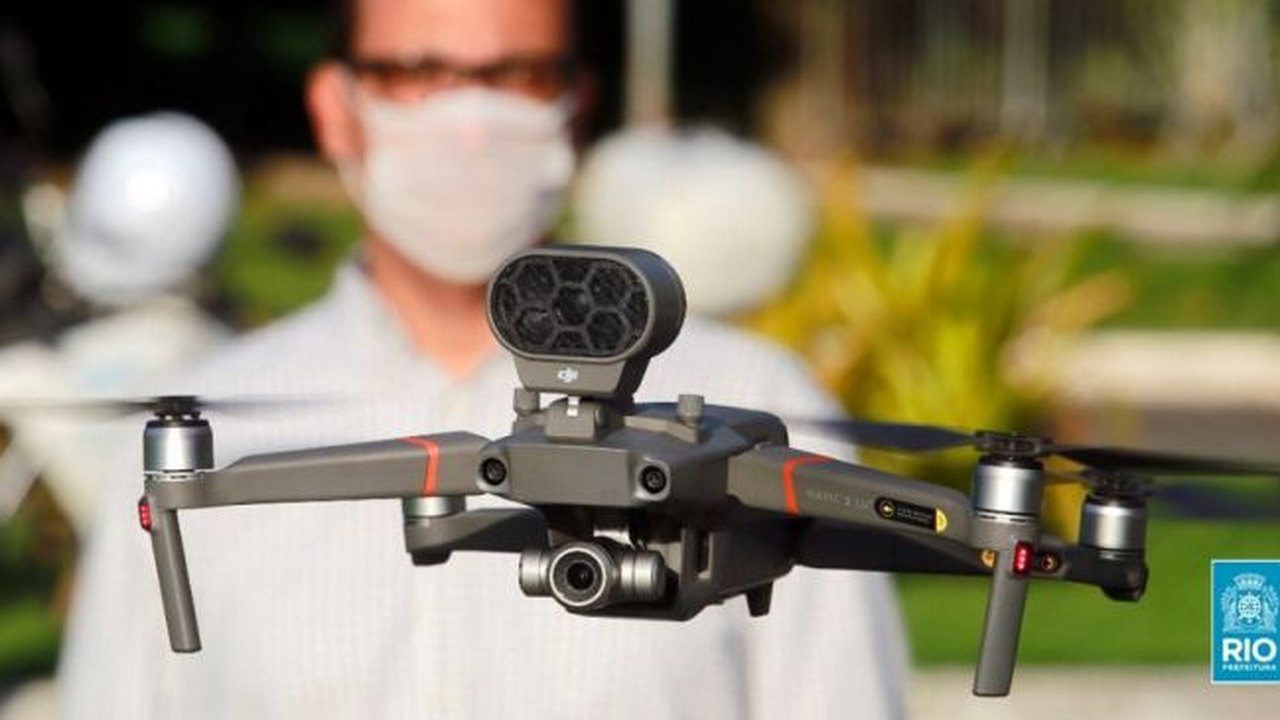 Rio começa a usar drone com alto-falantes para dispersar aglomerações