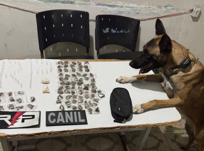Em Arapiraca, PM flagra tráfico de drogas e porte ilegal de arma