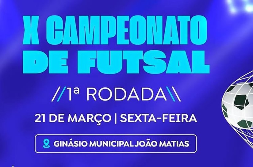 Secretaria de Esportes de Campo Alegre inicia nesta sexta, 21, o Campeonato Municipal de Futsal 2025