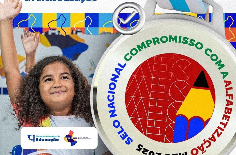 Traipu conquista Selo Prata no Compromisso com a Alfabetização