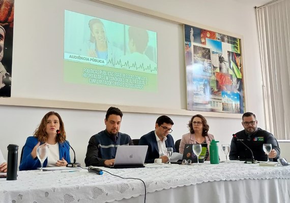 Instituições alagoanas discutem políticas públicas para pessoas com alta hospitalar sem condições de alta social