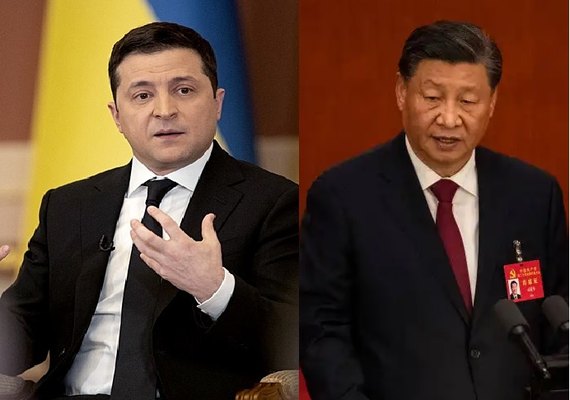 Ucrânia: após ligação para presidente da China, Zelenski fala de impulso às relações bilaterais