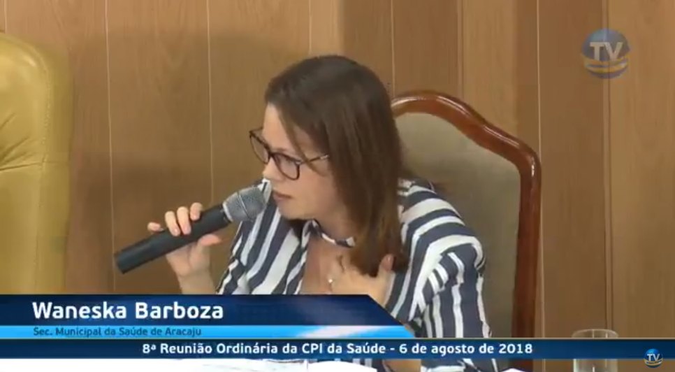 Waneska Barboza / Foto: Reprodução da TV Câmara